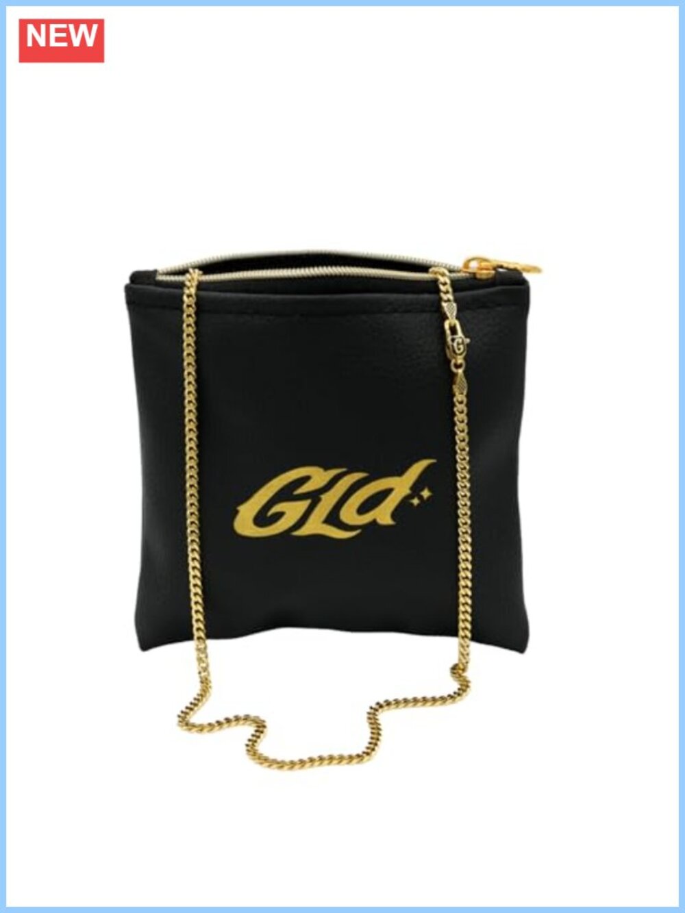 Gold-Plated Micro Cuban Link Chain Necklace with Travel Pouch